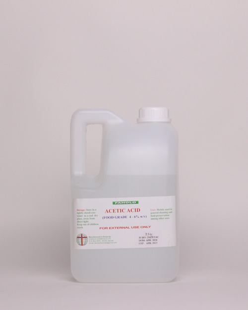 Faholo Chemicals Acetic Acid (Vinegar) 4-6% w/v.
