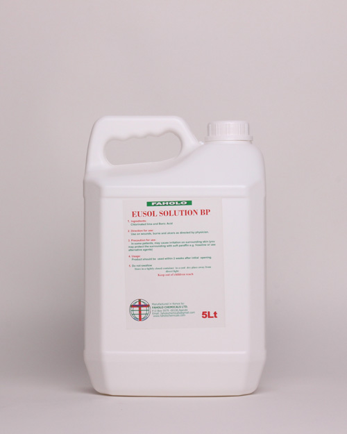 Faholo Chemicals Eusol Solution