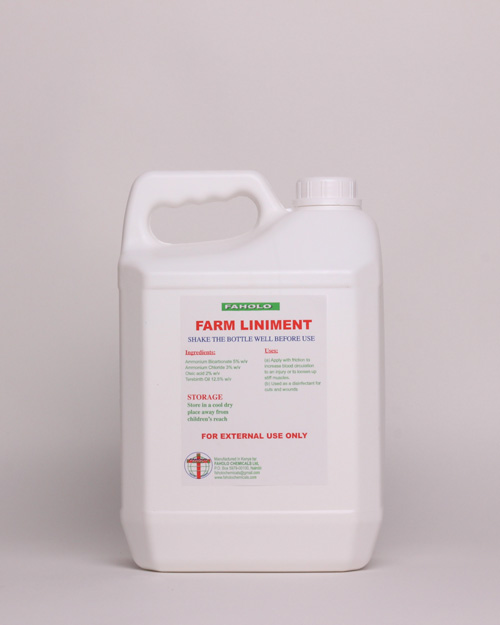 Faholo Chemicals Farm Liniment BP.