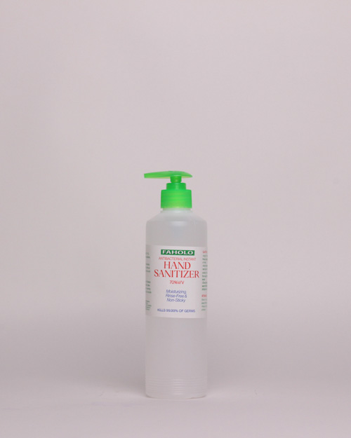 Faholo Chemicals Instant Hand Sanitizer.