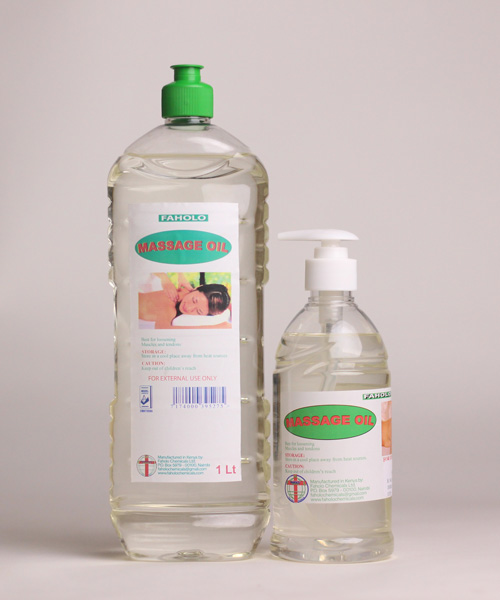 Faholo Chemicals Medicinal Massage Oil.