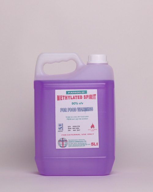 Faholo Chemicals Methylated Spirit 90% v/v (Food Warming)